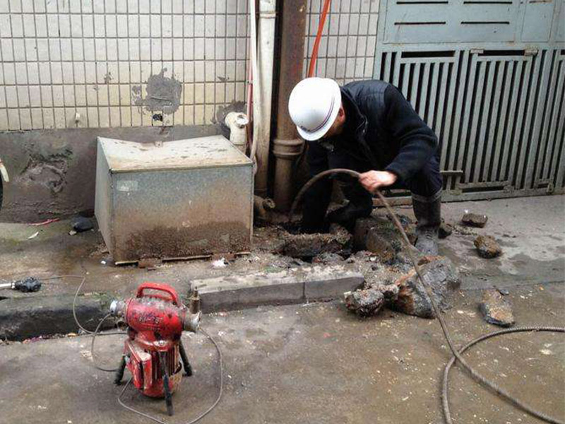 畜禽良种场疏通下水道-洗菜池疏通